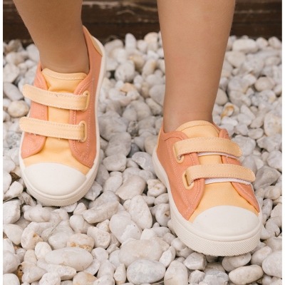 Monnëka Sapatilhas de Lona Infantil Tangerine T23 | Farmácia d'Arrábida