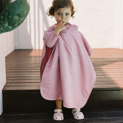 Monnëka Poncho de Praia Whale Pink S 60x60cm | Farmácia d'Arrábida