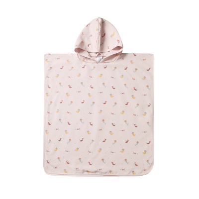 8434149613593 Monnëka Poncho de Praia Mermaid Cats S 60x60cm | 1-3Anos | Secagem Rápida