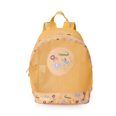 Monnëka Mochila Anti-Areia Wild Animals 30cm | Impermeável | 3 a 10 Anos