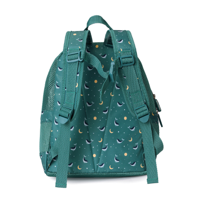 Monnëka Mochila Anti-Areia Whale Teal 30cm | Farmácia d'Arrábida