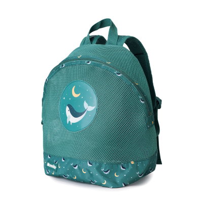 Monnëka Mochila Anti-Areia Whale Teal 30cm | Farmácia d'Arrábida