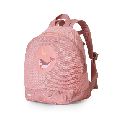 Monnëka Mochila Anti-Areia Whale Pink 30cm | Farmácia d'Arrábida