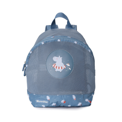 8434149917493 Monnëka Mochila Anti-Areia Hippos 30cm | Impermeável | 3 a 10 Anos