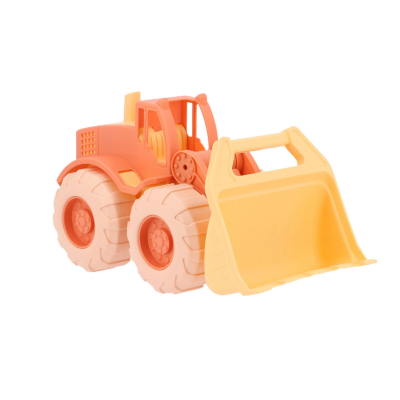 Monnëka Escavadora Laranja 27,5cm | Plástico Flexível Ecológico | +6 Meses