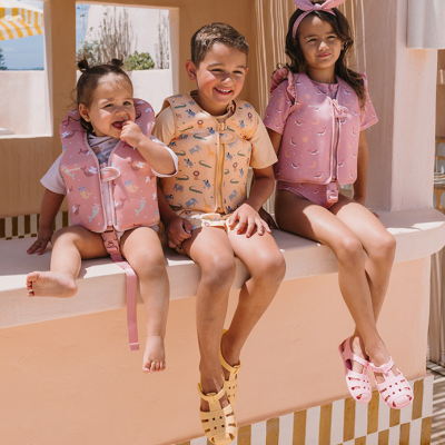 Monnëka Colete Flutuante Whale Pink 3-6 Anos | Farmácia d'Arrábida