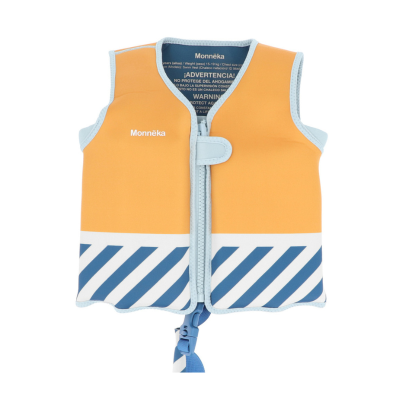 8434149136764 Monnëka Colete Flutuante Stripes Blues & Beyond 3-6 Anos | Ideal para aprendizagem da natação