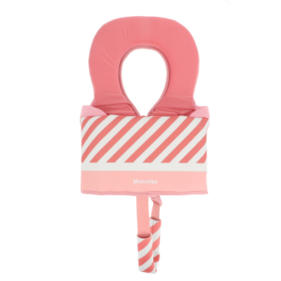 Monnëka Colete Flutuante Aprendizagem Stripes Bloom & Blush 1-2A | Farmácia d'Arrábida