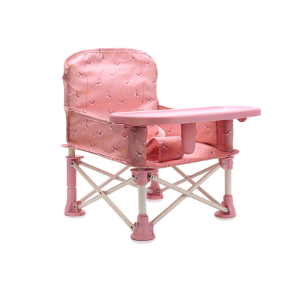 8434149317583 Monnëka Cadeira Dobrável Infantil Whale Pink +6M 15 kg | Bandeja Removível