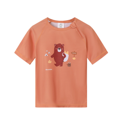 Monnëka Camiseta de Proteção Solar Camping 6-12Meses | UPF50+ | Oeko-Tex