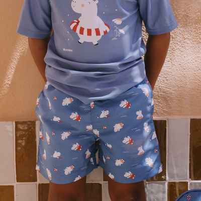 Monnëka Camiseta de Proteção Solar Hippos 6-12M | Farmácia d'Arrábida