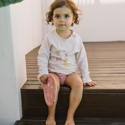 Monnëka Camiseta Sol Manga Comprida Mermaid Cats 6-12M | Farmácia d'Arrábida