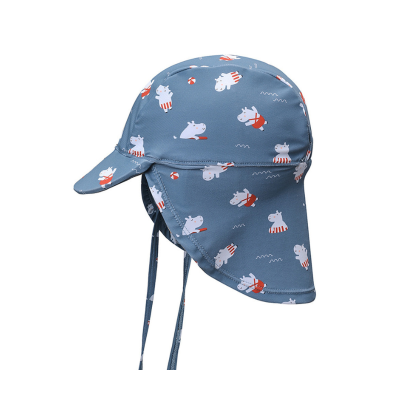 8434149740817 Monnëka Chapéu de Praia Bebé Hippos M 12-24 Meses | UPF50+