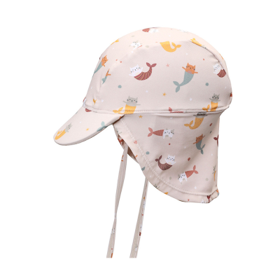 8434149693205 Monnëka Chapéu de Praia Bebé Mermaid Cats M 12-24M | UPF50+