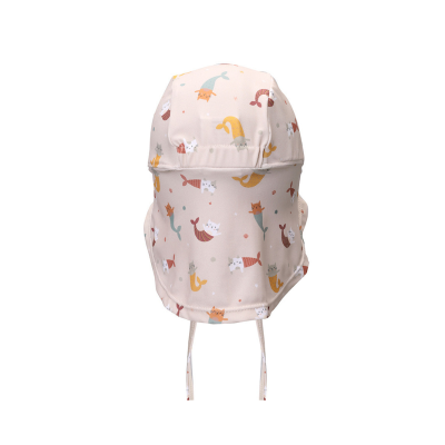 Monnëka Chapéu de Praia Bebé Mermaid Cats S 6-12M | Farmácia d'Arrábida
