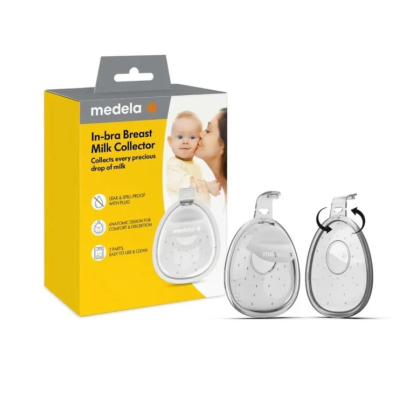 7609966 Medela Coletor de Leite InBra 2 Unidades | 30 ml | Silicone Macio | Uso Discreto no Sutiã