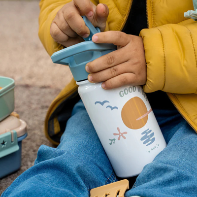 Saro Garrafa Térmica com Palhinha Good Vibes 350ml | Farmácia d'Arrábida