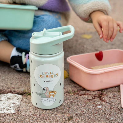 Saro Garrafa Térmica com Palhinha Born To Be Wild  350ml | Farmácia d'Arrábida