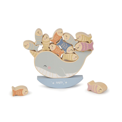 Saro Jogo de Equilíbrio Sea Life +3 anos | Coordenação Motora e Criatividade