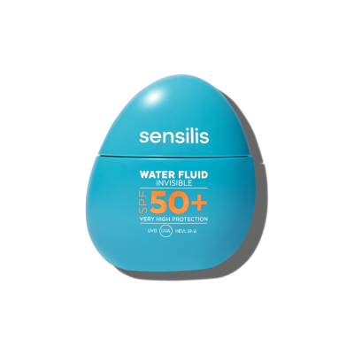 7604876 Sensilis Water Fluid Invisível SPF50+ 40ml | Protetor Solar Rosto | Textura água