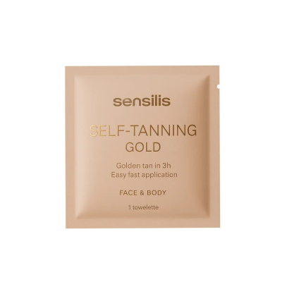 Sensilis Self-Tanning Gold Toalhitas 6 uni | Farmácia d'Arrábida