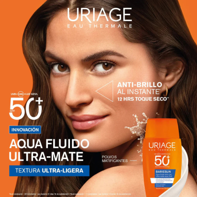Uriage Bariésun Aqua Fluide Ultra Matte 50+ 50ml | Farmácia d'Arrábida