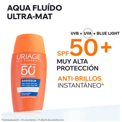 Uriage Bariésun Aqua Fluide Ultra Matte 50+ 50ml | Farmácia d'Arrábida