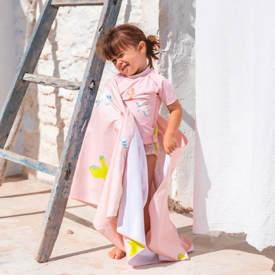 Saro T-Shirt Proteção Solar Tropicool Pink 6-12M | Farmácia d'Arrábida