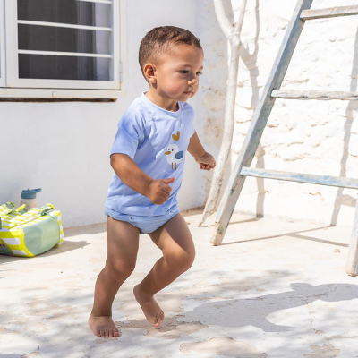 Saro T-Shirt Proteção Solar Navy Hugs 24-36M | Farmácia d'Arrábida