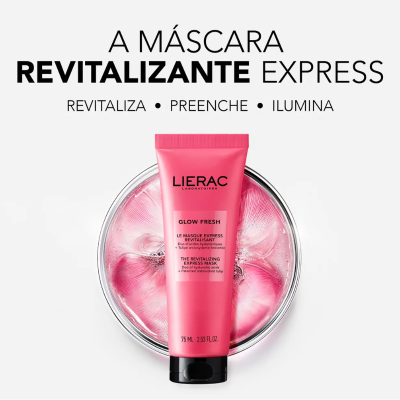 Lierac Glow Fresh Máscara Revitalizante Express 75ml | Farmácia d'Arrábida