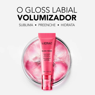 Lierac Glow Fresh Gloss Labial Volumizador 10ml | Farmácia d'Arrábida