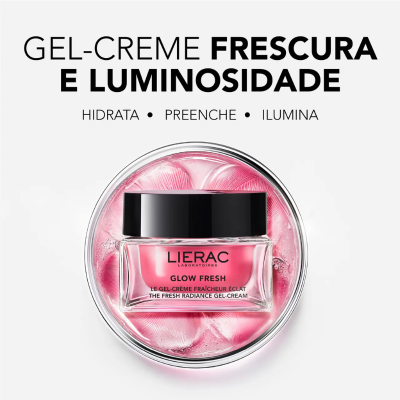 Lierac Glow Fresh Recarga Gel-Creme Frescura Luminosidade 50ml | Farmácia d'Arrábida