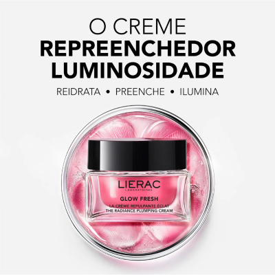 Lierac Glow Fresh Creme Preenchedor Luminosidade 50ml| Farmácia d'Arrábida