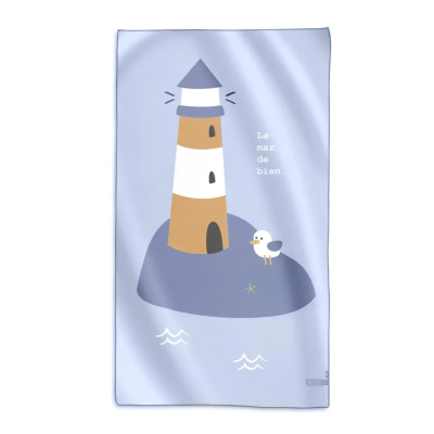 Saro Toalha de Microfibra Navy Hugs 90x160cm | Farmácia d'Arrábida