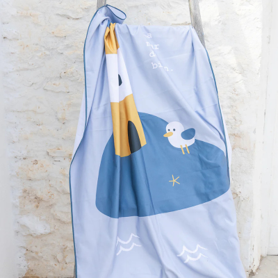 Saro Toalha de Microfibra Navy Hugs 90x160cm | Farmácia d'Arrábida