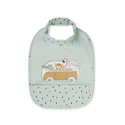 8424568165735 Saro Babete Impermeável Little Explorers | Ajustável com Velcro | Fácil Limpeza