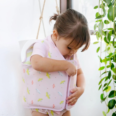 Saro Colete Flutuador Aprendizagem Tropicool Pink M 3-6A 19-30Kg | Farmácia d'Arrábida