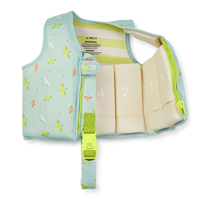 Saro Colete Flutuador Aprendizagem Tropicool Mint M 3-6A 19-30Kg | Farmácia d'Arrábida