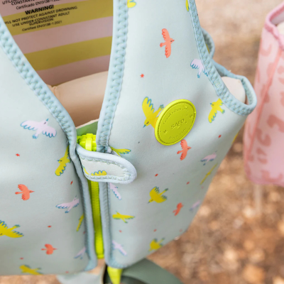 Saro Colete Flutuador Aprendizagem Tropicool Mint M 3-6A 19-30Kg | Farmácia d'Arrábida