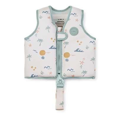 8424568620104 Saro Colete Flutuador Aprendizagem Good Vibes S 1-3 Anos 11-19Kg | 26 Peças Flutuação