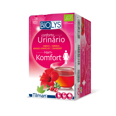 6256156 Biolys Conforto Urinário 24 Saquetas | Chá Hibisco Cranberry
