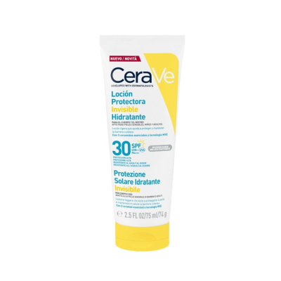 7560904 Cerave Loção Protetora Invisível Hidratante SPF30 75ml | Protetor Solar Rosto e Corpo