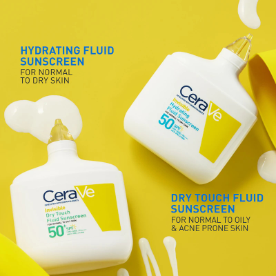 Cerave Fluido Protetor Invisível Oil Control SPF50+ 50ml | Farmácia d'Arrábida