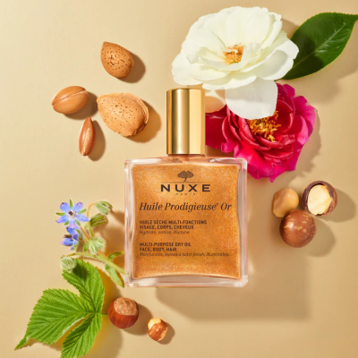 Nuxe Kit Ready Go Glow Gloss + Óleo + Elastico Cabelo | Farmácia d'Arrábida