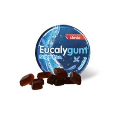 7383703 Eucalygum Gomas Sem Açúcar 32g | Mentol e Eucalipto - Descongestionante Respiratório