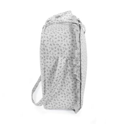 Pasito a Pasito Mala Maternidade e Viagem Little Bloom Flowers Grey | Farmácia d'Arrábida