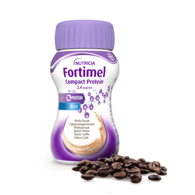 Fortimel Compact Protein Café 4x125ml | Farmácia d'Arrábida