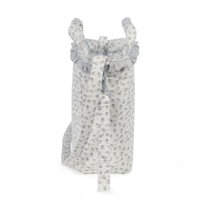 Pasito a Pasito Mala Maternidade Little Bloom Flowers Grey Alças | Farmácia d'Arrábida