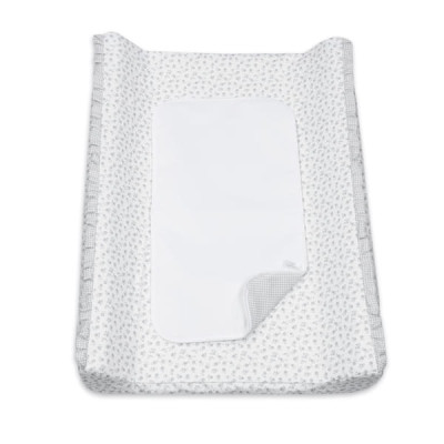 Pasito a Pasito Muda Fraldas Capa Little Bloom Flowers Grey | Farmácia d'Arrábida