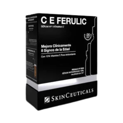 7599993 Skinceuticals Coffret C E Ferulic 30ml + Oferta P-Tiox 15ml | Vitamina C Melhora os Sinais da Idade